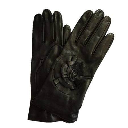 Gants en cuir roses