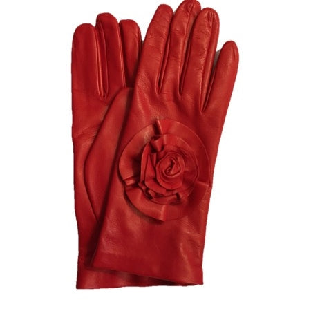 Gants en cuir roses